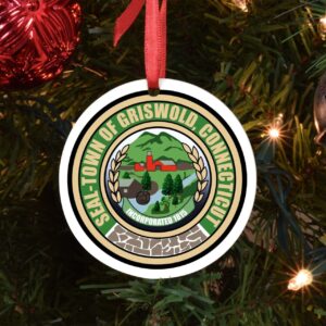 Griswold Town Seal Christmas Ornament