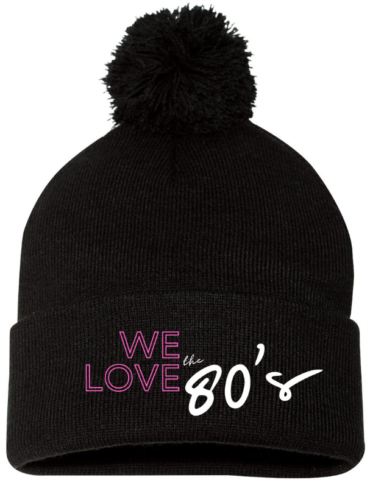 BEANIE - Black with pom