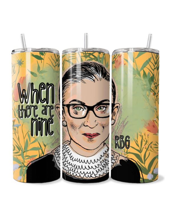 POP Court Justice RBG Inspired 20oz Slim Stainless Steel Tumbler