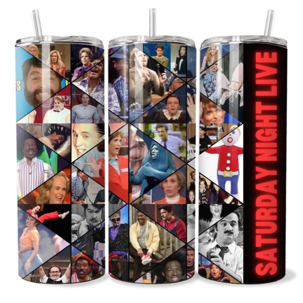 TV SNL Decades Tribute 20oz Slim Stainless Steel Tumbler