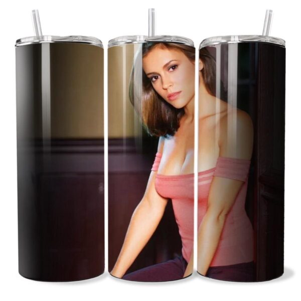 Alyssa Milano Inspired Tumbler