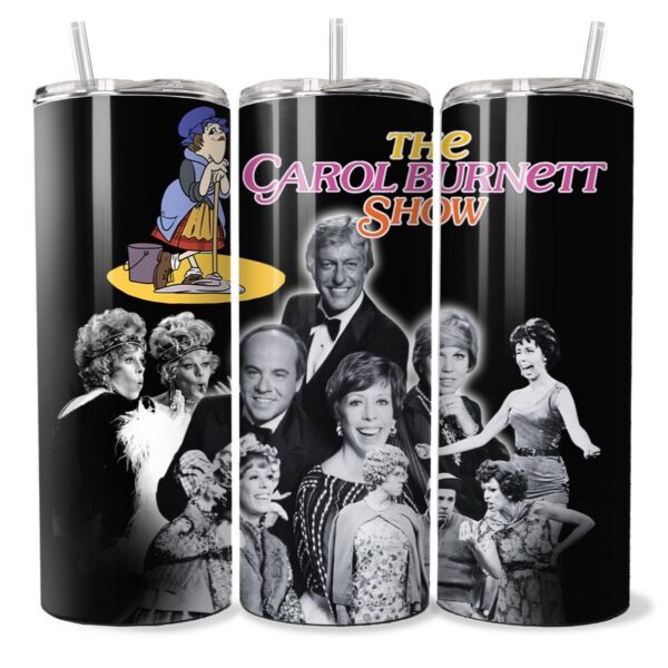 TV Carol Burnett Retro TV Show Inspired 20oz Slim Stainless Steel Tumbler
