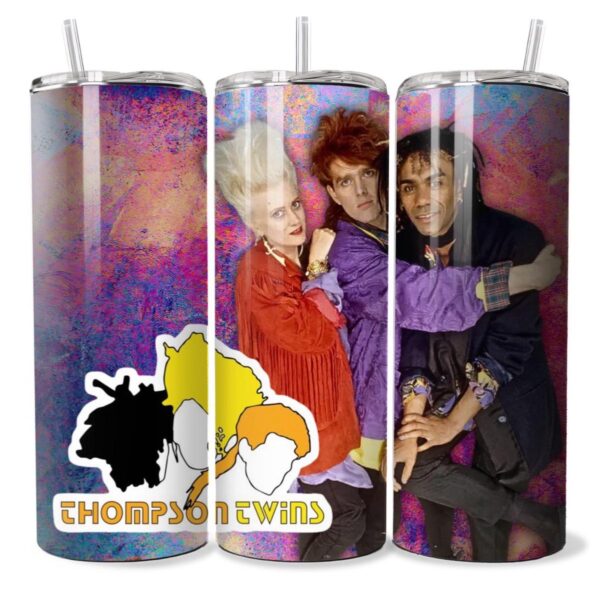 Thompson Twins 80’s Band Inspired Tumbler