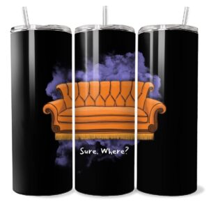 Friends Central Perk Inspired Tumbler w/ the final line of the series Bottle Drinkware