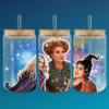 Hocus Pocus Sanderson Sisters 16oz Frosted or Clear Drinking Tumbler - Image 2