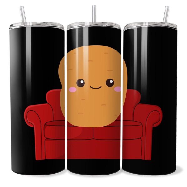 POP Couch Potato 20oz Slim Stainless Steel Tumbler