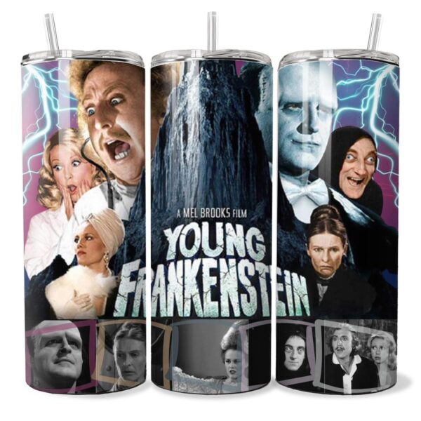 (Halloween Seasonal) Young Frankenstein Inspired Tumbler Bottle Drinkware