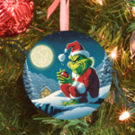 Grinch Roof Top Christmas Ornament Copy - Image 2